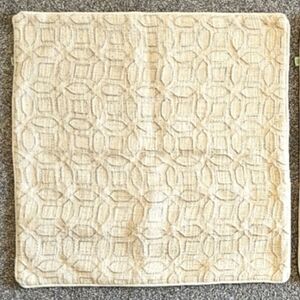 NWOT 2 ~ 20" Square Celerie Ivory Pillow Shams Covers by Celerie Kemble